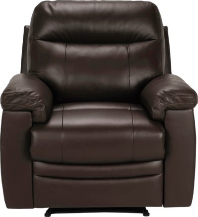 Collection - New Paolo Manual - Recliner Chair - Chocolate